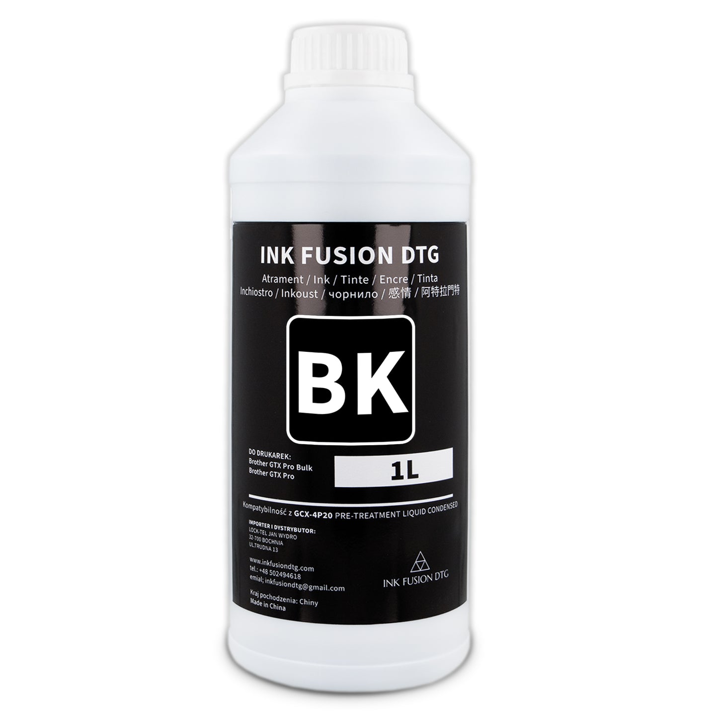 Atramenty INK Fusion DTG Black 1L